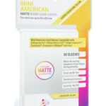 Mini American Card Game Sleeves MATTE (44x67mm) non-glare (50) - Gamegenic