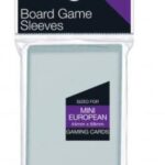 Mini European Board Game Sleeves (44x68mm) clear (50) - Ultra Pro
