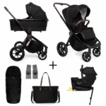 Kinderwagen Muuvo Quick SE2 2-in-1 Set Sunset Black + Autostoel Novi Baby® Jacky Pro 360&Base&Adapterset