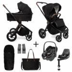 Kinderwagen Muuvo Quick SE2 2-in-1 Set Sunset Black + Autostoel Maxi-Cosi Pebble 360&Base&Adapterset
