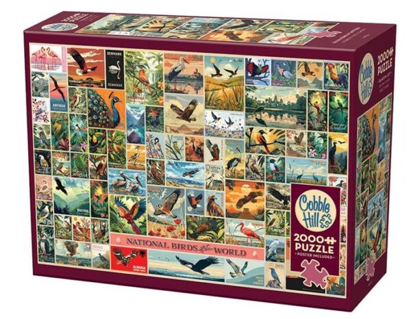 National Birds of the World (2000) - Cobble Hill  Legpuzzel - Afbeelding 1
