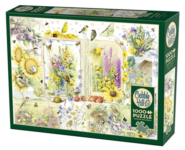 Nature Journal: Summer (1000) - Cobble Hill  Legpuzzel - Afbeelding 1
