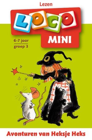 Mini Loco boekje:  Avonturen van Heksje Heks (6-7 jaar) - Noordhoff Mini Loco