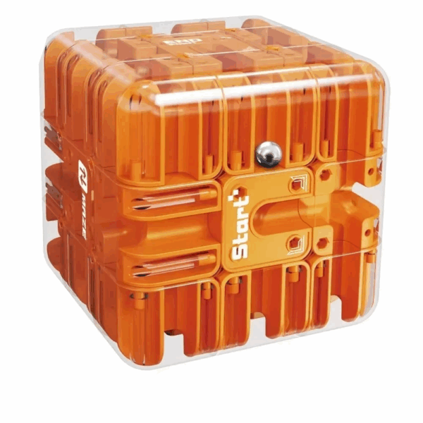 Maze Cube™ – Minder stress, meer focus  – Kubus Puzzel Speelgoed Oranje | Educatief Speelgoed - Afbeelding 1