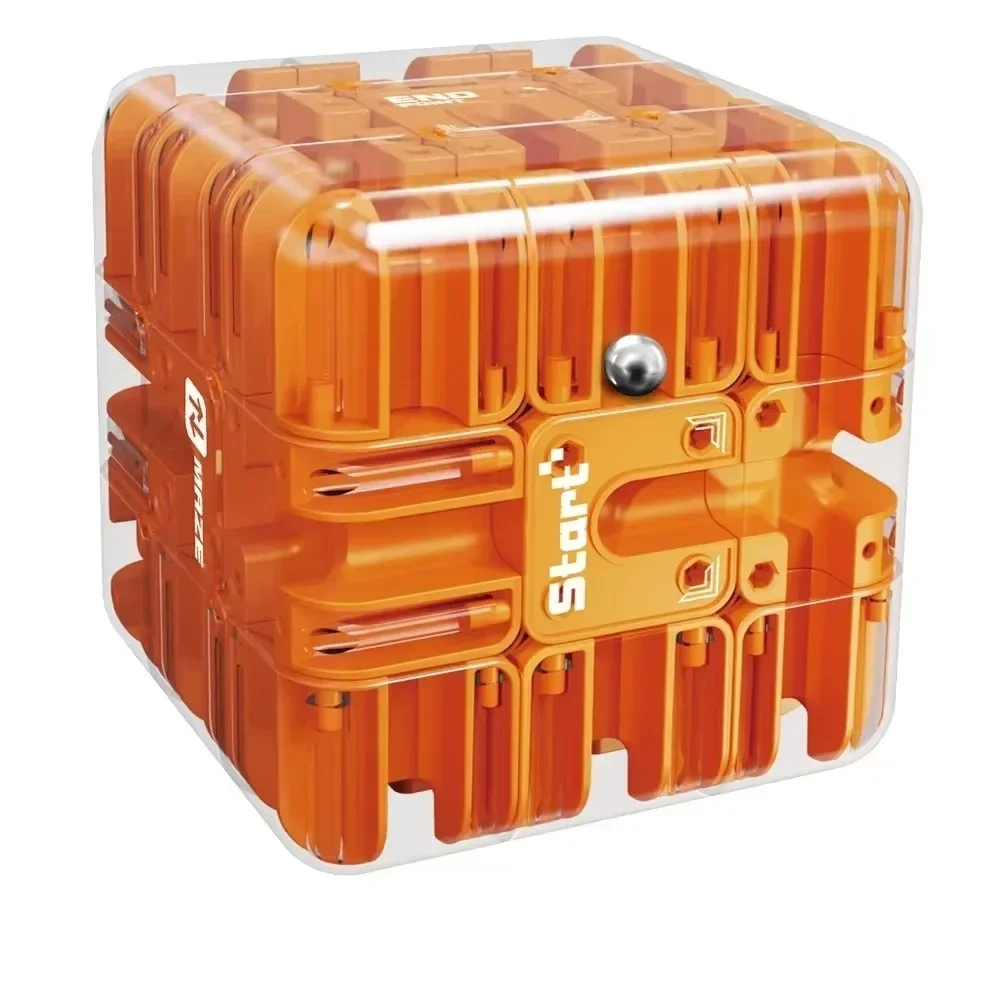 orange_f555014a-06ad-445e-965d-f78cfa594d71 Maze Cube™ – Minder stress, meer focus  – Kubus Puzzel Speelgoed Oranje | Educatief Speelgoed - Afbeelding 1