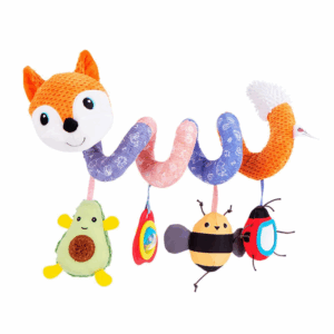 Baby Spiral Toy™ - Autostoel&Kinderwagen Speelgoed Oranje Vos | Educatief Speelgoed