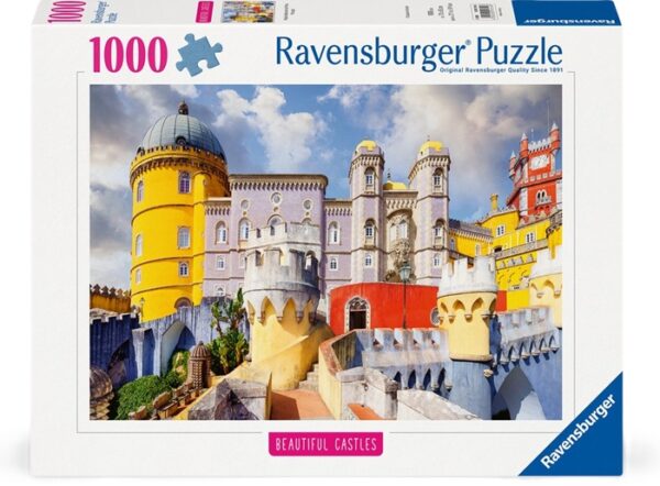Beautiful Castles: Palácio Nacional da Pena, Portugal (1000) - Ravensburger  Legpuzzel - Afbeelding 1