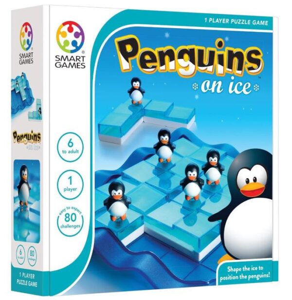 Penguins on Ice - SmartGames Denkspel Denkpuzzel - Afbeelding 1