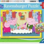 Peppa Pig: Feestje met Peppa (2x 12) - Ravensburger  Legpuzzel