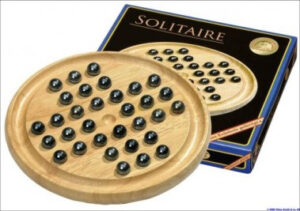 Solitaire - Philos Bordspel|Houten spel
