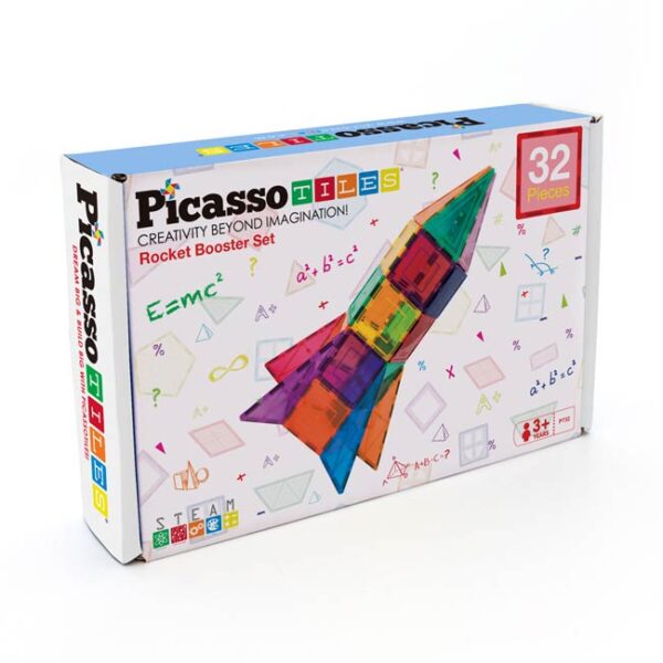 Picasso Tiles: Rocket Booster Set (32 pieces) - Picasso Tiles - Afbeelding 1