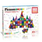 Picasso Tiles: Magnetic Tiles (152 pieces) - Picasso Tiles