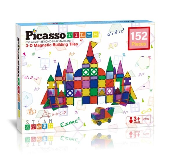 Picasso Tiles: Magnetic Tiles (152 pieces) - Picasso Tiles - Afbeelding 1