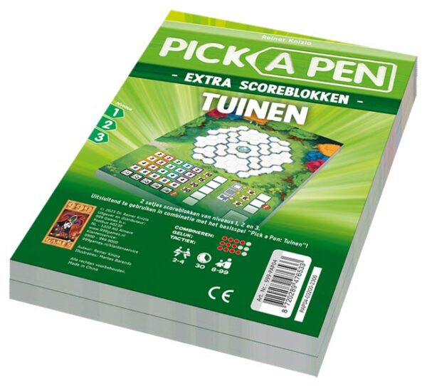 Pick a Pen Tuinen Scorebloks (2 stuks) - 999 games - Afbeelding 1