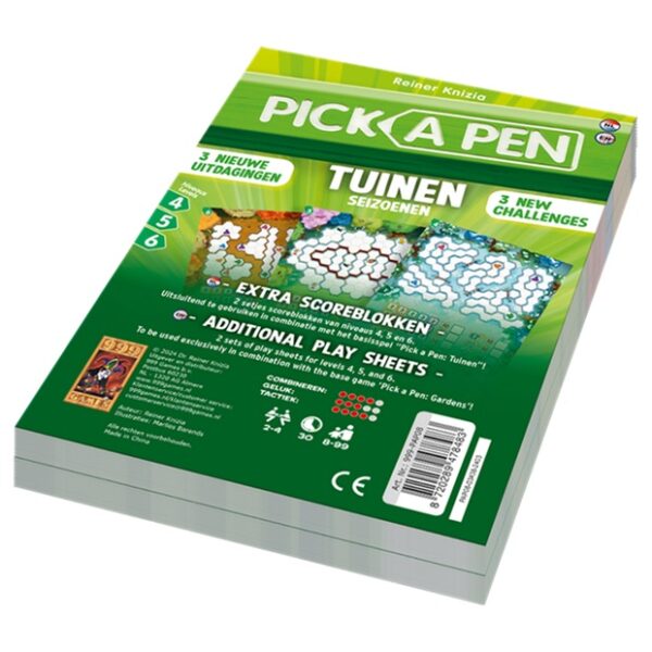 Pick a Pen Tuinen Scorebloks: Seizoenen (2 stuks) - 999 games - Afbeelding 1