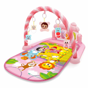 Musical Arch™ – Klanken&Kleuren– Baby Gym Dierentuin Roze | Educatief Speelgoed
