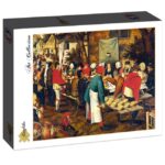Pieter Brueghel - Boerenbruiloft, 1630 (2000) - Grafika  Legpuzzel