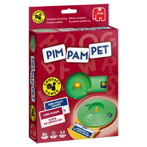 Pim Pam Pet Compact - Jumbo Taalspel|Partyspel - Afbeelding 1