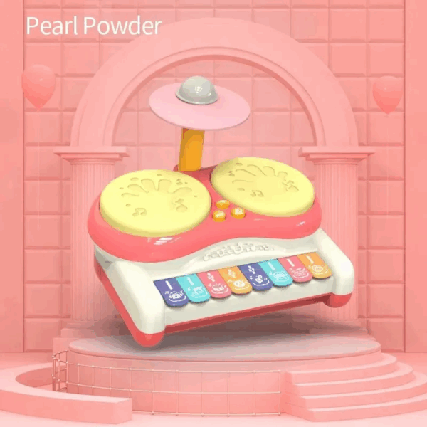 Baby Beats™ – Swingende Start – Drumstel voor kinderen Roze | Educatief Speelgoed - Afbeelding 1