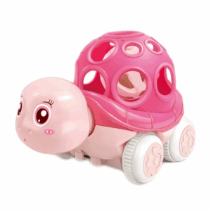 Wobble Wheels™ - Vroem, Rammel&Roll - Speelgoedauto Roze Schildpad | Educatief Speelgoed