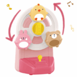 Ferris Wheel Music™ - Dierenpret Muziekdoos -  Speelgoed Dieren Reuzenrad Roze | Educatief Speelgoed
