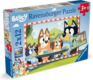 Plezier met Bluey (2x 12) - Ravensburger  Legpuzzel