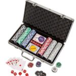 Deluxe Poker Chip set in aluminium koffer - Philos Blufspel|Kaartspel