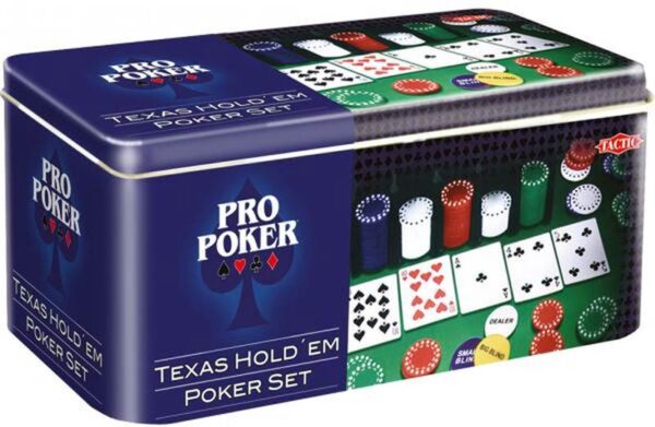 Pro Poker Texas hold'em Set - Tactic Blufspel - Afbeelding 1