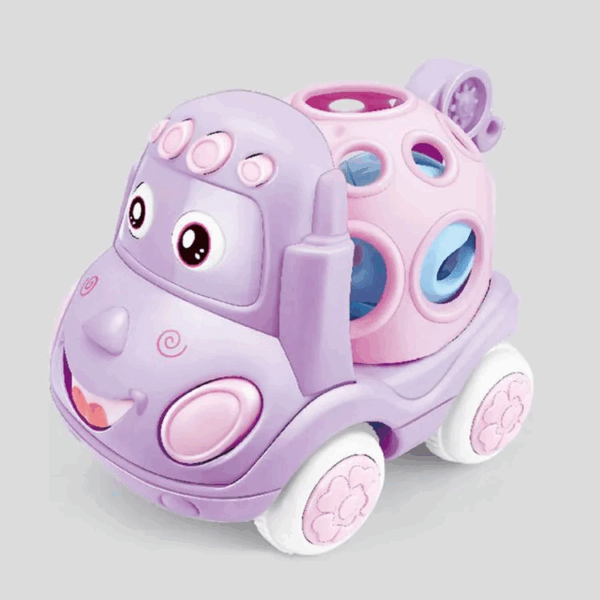 Wobble Wheels™ - Vroem, Rammel&Roll - Speelgoedauto Paars | Educatief Speelgoed - Afbeelding 1