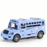 Schoolbus™ - Rijd mee naar avontuur - Speelgoedbus Paars | Educatief Speelgoed