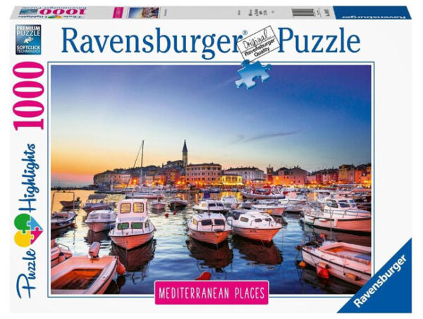 Mediterrane plaatsen: Kroatië (1000) - Ravensburger  Legpuzzel - Afbeelding 1