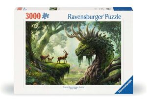 The Forest Dragon awakes (3000) - Ravensburger  Legpuzzel