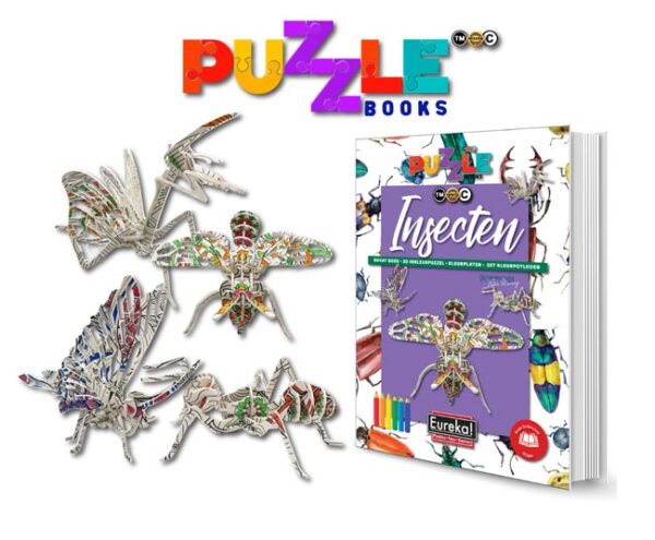 Puzzelboek Insecten - Eureka  3d Puzzel - Afbeelding 1