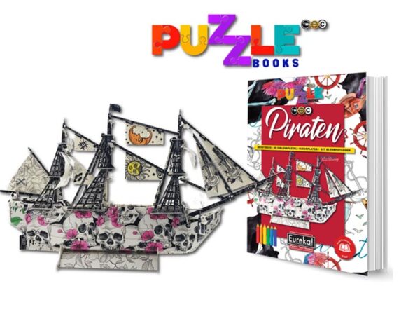 Puzzelboek Piraten - Eureka  3d Puzzel - Afbeelding 1