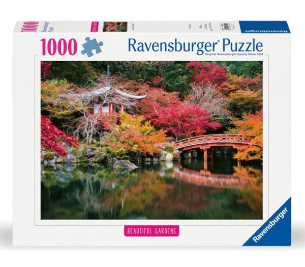 Beautiful Gardens: Daigo-ji, Kyoto, Japan (1000) - Ravensburger  Legpuzzel - Afbeelding 1