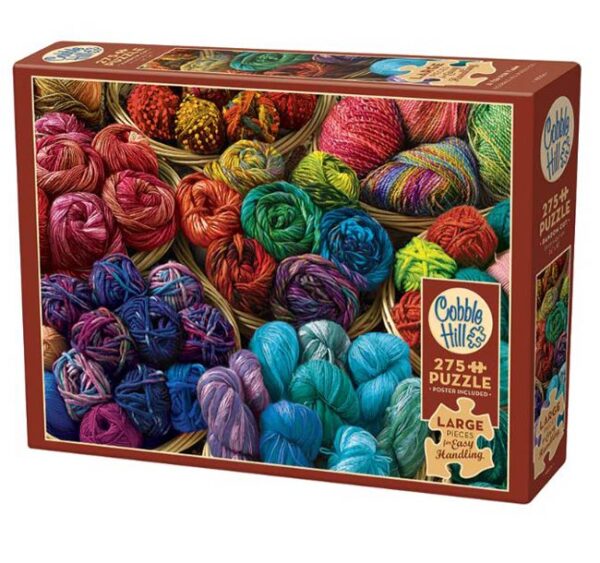 A Yen for Yarn (275) Easy Handling - Cobble Hill  Legpuzzel|Legpuzzel - grote stukken - Afbeelding 1