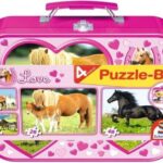 Puzzel Box Paarden (2x 26, 2x 48) - Schmidt  Legpuzzel