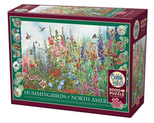 Hummingbirds of North America (2000) - Cobble Hill  Legpuzzel - Afbeelding 1