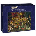 Pieter Bruegel - The Fight Between Carnival and Lent, 1559 (1000) - Bluebird Puzzle  Legpuzzel