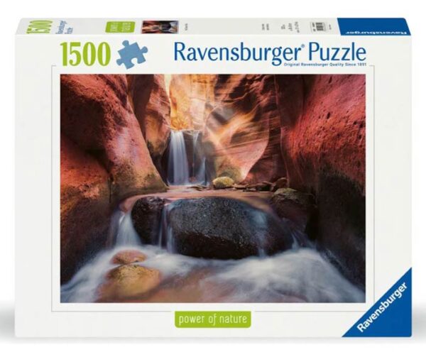 Power of Nature: Red Canyon Falls (1500) - Ravensburger  Legpuzzel - Afbeelding 1