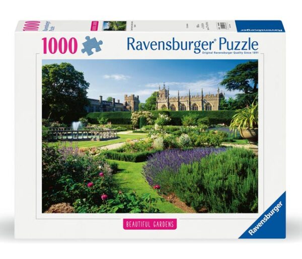 Beautiful Gardens: Queen's Garden, Sudeley Caslte (1000) - Ravensburger  Legpuzzel - Afbeelding 1