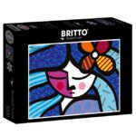 Romero Britto - Girl with flower (1000) - Bluebird Puzzle  Legpuzzel