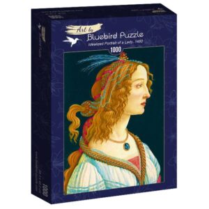 Sandro Botticelli - Idealized Portrait of a Lady, 1480 (1000) - Bluebird Puzzle  Legpuzzel
