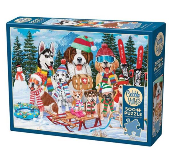 Snow Day (500) - Cobble Hill  Legpuzzel - Afbeelding 1