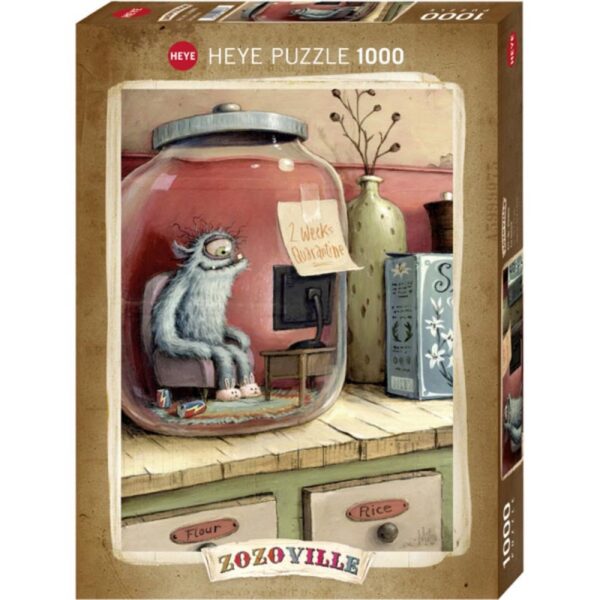 Jarantine - Zozoville (1000) - Heye  Legpuzzel - Afbeelding 1
