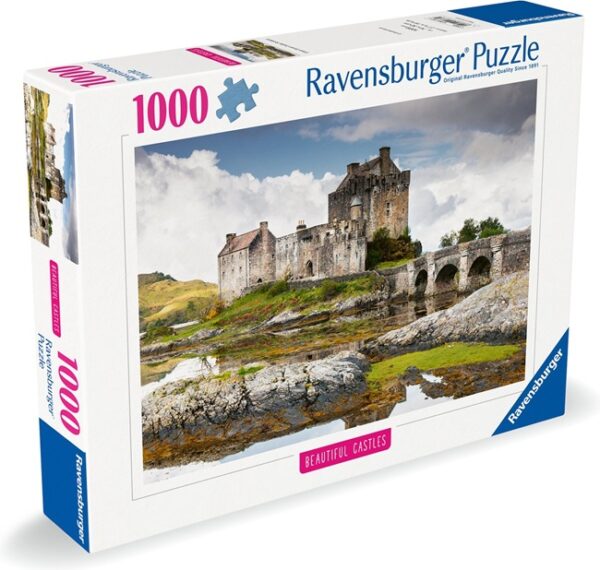 Beautiful Castles: Eilean Donan Castle, Scotland (1000) - Ravensburger  Legpuzzel - Afbeelding 1