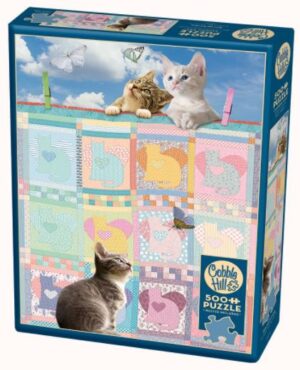 Quilted Kittens (500) - Cobble Hill  Legpuzzel