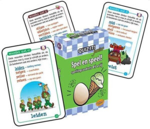 QUIZ IT junior - Spel en speel! (spellingraadsels ei of ij) - Schoolsupport Spellen Kaartspel|Educatief