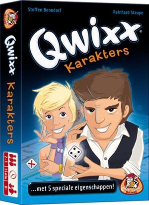 Qwixx Karakters - White Goblin Games Dobbelspel