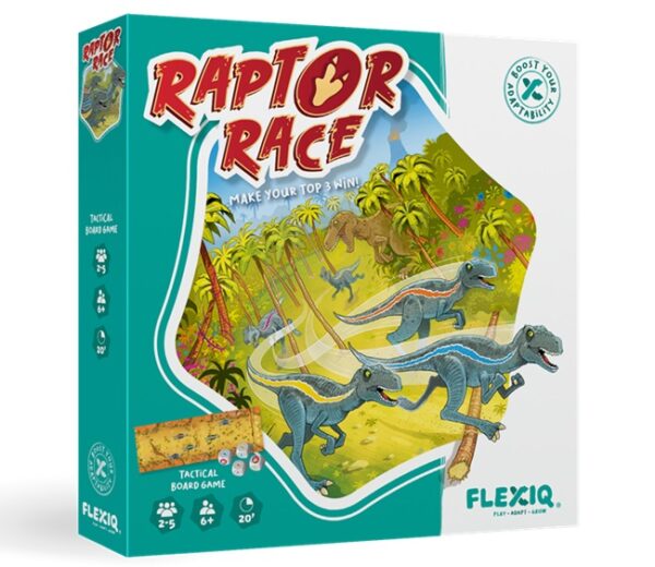 Raptor Race - FlexIQ Bordspel - Afbeelding 1